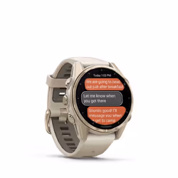 Garmin fenix 8 3,3 cm (1.3") AMOLED 43 mm Digitale 416 x 416 Pixel Touch screen Oro Wi-Fi GPS (satellitare) - Vista aggiuntiva 5