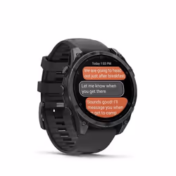 Garmin Fenix 8 47 mm Digitale 454 x 454 Pixel Touch screen Nero Wi-Fi GPS (satellitare) - Vista aggiuntiva 5