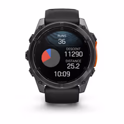 Garmin Fenix 8 3,56 cm (1.4") AMOLED 51 mm Digitale 454 x 454 Pixel Touch screen Grigio Wi-Fi GPS (satellitare) - Vista aggiuntiva 7