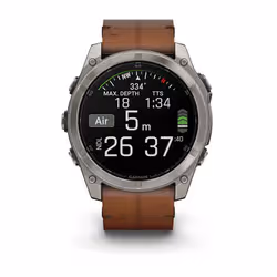 Garmin Fenix 8 3,56 cm (1.4") AMOLED 51 mm Digitale 454 x 454 Pixel Touch screen Titanio Wi-Fi GPS (satellitare) - Vista aggiuntiva 6