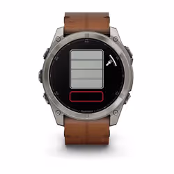 Garmin Fenix 8 3,56 cm (1.4") AMOLED 51 mm Digitale 454 x 454 Pixel Touch screen Titanio Wi-Fi GPS (satellitare) - Vista aggiuntiva 8