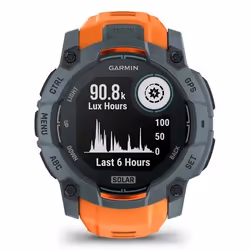 Garmin Instinct 3 Solar 2,79 cm (1.1") MIP 50 mm Digitale 176 x 176 Pixel Touch screen Arancione GPS (satellitare) - Vista aggiuntiva 2