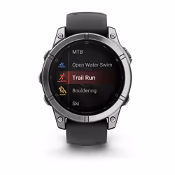 Garmin Fenix E 3,3 cm (1.3") AMOLED 47 mm Digitale 454 x 454 Pixel Touch screen Acciaio inox Wi-Fi GPS (satellitare) - Vista aggiuntiva 5
