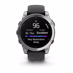 Garmin Fenix E 3,3 cm (1.3") AMOLED 47 mm Digitale 454 x 454 Pixel Touch screen Acciaio inox Wi-Fi GPS (satellitare) - Vista aggiuntiva 8