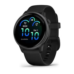 Garmin vívoactive 6 3,05 cm (1.2") AMOLED 42 mm Digitale 390 x 390 Pixel Touch screen Nero Wi-Fi GPS (satellitare)