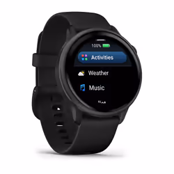 Garmin vívoactive 6 3,05 cm (1.2") AMOLED 42 mm Digitale 390 x 390 Pixel Touch screen Nero Wi-Fi GPS (satellitare)