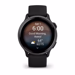 Garmin vívoactive 6 3,05 cm (1.2") AMOLED 42 mm Digitale 390 x 390 Pixel Touch screen Nero Wi-Fi GPS (satellitare) - Vista aggiuntiva 4