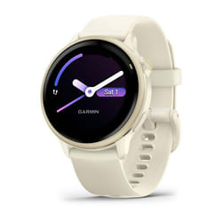 Garmin vívoactive 6 3,05 cm (1.2") AMOLED 42 mm Digitale 390 x 390 Pixel Touch screen Bianco Wi-Fi GPS (satellitare)