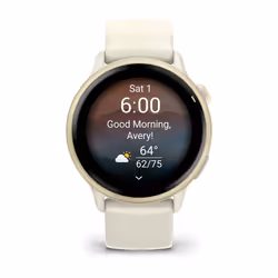 Garmin vívoactive 6 3,05 cm (1.2") AMOLED 42 mm Digitale 390 x 390 Pixel Touch screen Bianco Wi-Fi GPS (satellitare) - Vista aggiuntiva 4