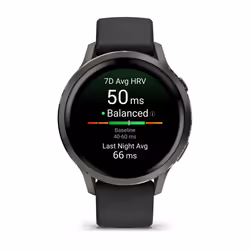 Garmin Venu 4 3,05 cm (1.2") AMOLED 41 mm Digitale 390 x 390 Pixel Touch screen Nero Wi-Fi GPS (satellitare) - Vista aggiuntiva 2