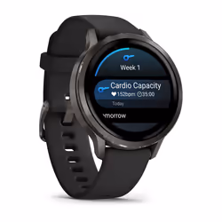 Garmin Venu 4 3,05 cm (1.2") AMOLED 41 mm Digitale 390 x 390 Pixel Touch screen Nero Wi-Fi GPS (satellitare) - Vista aggiuntiva 3