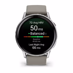Garmin Venu 4 3,56 cm (1.4") AMOLED 45 mm Digitale 454 x 454 Pixel Touch screen Argento Wi-Fi GPS (satellitare) - Vista aggiuntiva 2