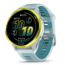 Garmin Forerunner 570 3,56 cm (1.4") AMOLED 47 mm Digitale 454 x 454 Pixel Touch screen Bianco, Giallo Wi-Fi GPS (satellitare)