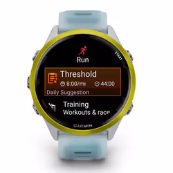 Garmin Forerunner 570 3,56 cm (1.4") AMOLED 47 mm Digitale 454 x 454 Pixel Touch screen Bianco, Giallo Wi-Fi GPS (satellitare) - Vista aggiuntiva 2