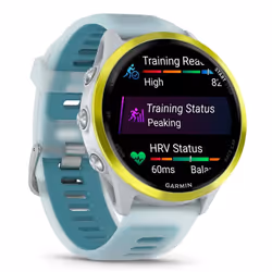 Garmin Forerunner 570 3,56 cm (1.4") AMOLED 47 mm Digitale 454 x 454 Pixel Touch screen Bianco, Giallo Wi-Fi GPS (satellitare) - Vista aggiuntiva 3