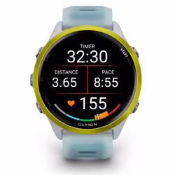 Garmin Forerunner 570 3,56 cm (1.4") AMOLED 47 mm Digitale 454 x 454 Pixel Touch screen Bianco, Giallo Wi-Fi GPS (satellitare) - Vista aggiuntiva 6