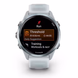 Garmin Forerunner 570 3,05 cm (1.2") AMOLED 42 mm Digitale 390 x 390 Pixel Touch screen Alluminio, Bianco Wi-Fi GPS (satellitare) - Vista aggiuntiva 2