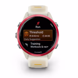 Garmin Forerunner 570 3,05 cm (1.2") AMOLED 42 mm Digitale 390 x 390 Pixel Touch screen Rosa, Bianco Wi-Fi GPS (satellitare) - Vista aggiuntiva 2