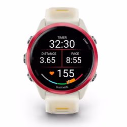 Garmin Forerunner 570 3,05 cm (1.2") AMOLED 42 mm Digitale 390 x 390 Pixel Touch screen Rosa, Bianco Wi-Fi GPS (satellitare) - Vista aggiuntiva 6