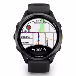 Garmin Forerunner 970 3,56 cm (1.4") AMOLED Digitale 454 x 454 Pixel Touch screen Nero, Giallo Wi-Fi GPS (satellitare) - Vista aggiuntiva 2