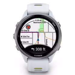 Garmin Forerunner 970 3,56 cm (1.4") AMOLED Digitale 454 x 454 Pixel Touch screen Bianco Wi-Fi GPS (satellitare) - Vista aggiuntiva 2