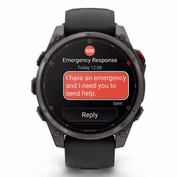 Garmin fēnix 8 Pro 3,56 cm (1.4") AMOLED 47 mm Digitale 454 x 454 Pixel Touch screen Grigio Wi-Fi GPS (satellitare) - Vista aggiuntiva 2