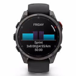 Garmin fēnix 8 Pro 3,56 cm (1.4") AMOLED 47 mm Digitale 454 x 454 Pixel Touch screen Grigio Wi-Fi GPS (satellitare) - Vista aggiuntiva 8