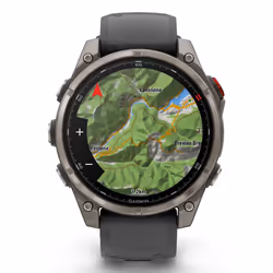 Garmin fēnix 8 Pro 3,56 cm (1.4") AMOLED 47 mm Digitale 454 x 454 Pixel Touch screen Grafite, Titanio Wi-Fi GPS (satellitare) - Vista aggiuntiva 6