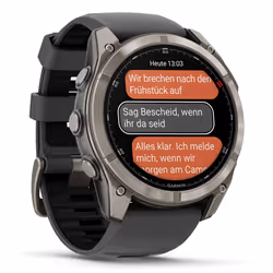 Garmin fēnix 8 Pro 3,56 cm (1.4") AMOLED 51 mm Digitale 454 x 454 Pixel Touch screen Grafite, Titanio Wi-Fi GPS (satellitare) - Vista aggiuntiva 3