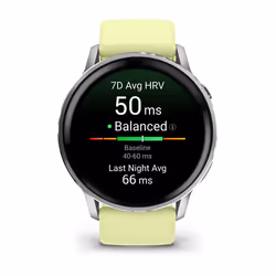 Garmin Venu 010-03014-02 smartwatch e orologio sportivo 3,56 cm (1.4") AMOLED 45 mm Digitale 454 x 454 Pixel Touch screen Argento Wi-Fi GPS (satellitare) - Vista aggiuntiva 2