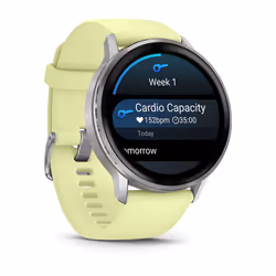 Garmin Venu 010-03014-02 smartwatch e orologio sportivo 3,56 cm (1.4") AMOLED 45 mm Digitale 454 x 454 Pixel Touch screen Argento Wi-Fi GPS (satellitare) - Vista aggiuntiva 3