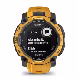Garmin Instinct 3 3,05 cm (1.2") 45 mm Digitale 176 x 176 Pixel Touch screen Giallo, Grigio Wi-Fi GPS (satellitare) - Vista aggiuntiva 6