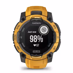 Garmin Instinct 3 3,05 cm (1.2") 45 mm Digitale 176 x 176 Pixel Touch screen Giallo, Grigio Wi-Fi GPS (satellitare) - Vista aggiuntiva 8
