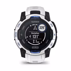 Garmin Instinct 3 2,29 cm (0.9") MIP 45 mm Digitale 176 x 176 Pixel Touch screen Nero, Bianco GPS (satellitare) - Vista aggiuntiva 7