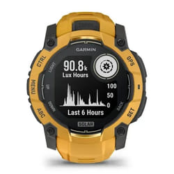 Garmin Instinct 3 3,05 cm (1.2") 50 mm Digitale 176 x 176 Pixel Touch screen Giallo, Grigio Wi-Fi GPS (satellitare)