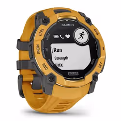 Garmin Instinct 3 3,05 cm (1.2") 50 mm Digitale 176 x 176 Pixel Touch screen Giallo, Grigio Wi-Fi GPS (satellitare) - Vista aggiuntiva 2