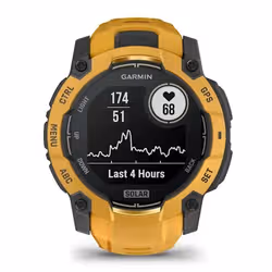Garmin Instinct 3 3,05 cm (1.2") 50 mm Digitale 176 x 176 Pixel Touch screen Giallo, Grigio Wi-Fi GPS (satellitare) - Vista aggiuntiva 7