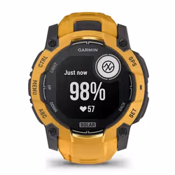 Garmin Instinct 3 3,05 cm (1.2") 50 mm Digitale 176 x 176 Pixel Touch screen Giallo, Grigio Wi-Fi GPS (satellitare) - Vista aggiuntiva 8