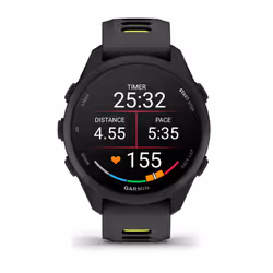Garmin Forerunner 170 3,05 cm (1.2") AMOLED 30 mm Digitale 390 x 390 Pixel Touch screen Nero GPS (satellitare) - Vista aggiuntiva 2