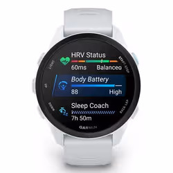 Garmin Forerunner 170 3,05 cm (1.2") AMOLED 30 mm Digitale 390 x 390 Pixel Touch screen Bianco GPS (satellitare) - Vista aggiuntiva 6