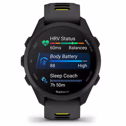 Garmin Forerunner 170 Music 3,05 cm (1.2") AMOLED 42 mm Digitale 390 x 390 Pixel Touch screen Nero GPS (satellitare) - Vista aggiuntiva 6