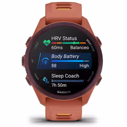 Garmin Forerunner 170 Music 3,05 cm (1.2") AMOLED 42 mm Digitale 390 x 390 Pixel Touch screen Rosa GPS (satellitare) - Vista aggiuntiva 6