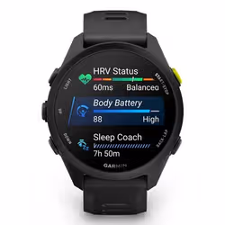 Garmin Forerunner 70 3,05 cm (1.2") AMOLED 30 mm Digitale 390 x 390 Pixel Touch screen Nero GPS (satellitare) - Vista aggiuntiva 7