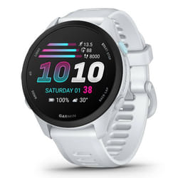 Garmin Forerunner 70 3,05 cm (1.2") AMOLED 30 mm Digitale 390 x 390 Pixel Touch screen Bianco GPS (satellitare)