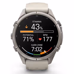 Garmin fēnix 9 Pro 3,3 cm (1.3") AMOLED 43 mm Digitale 416 x 416 Pixel Touch screen Titanio Wi-Fi GPS (satellitare) - Vista aggiuntiva 7