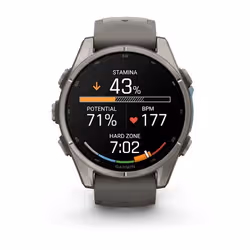 Garmin fēnix 9 3,3 cm (1.3") AMOLED 43 mm Digitale 416 x 416 Pixel Touch screen Titanio Wi-Fi GPS (satellitare) - Vista aggiuntiva 4