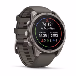 Garmin fēnix 9 3,56 cm (1.4") AMOLED 47 mm Digitale 454 x 454 Pixel Touch screen Titanio Wi-Fi GPS (satellitare) - Vista aggiuntiva 3