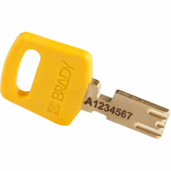 Brady ALU-YLW-76ST-KD6PK lucchetto Lucchetto convenzionale 6 pz - Vista aggiuntiva 2