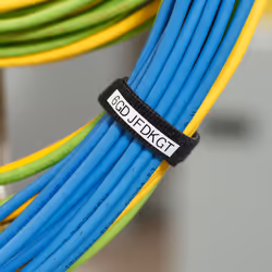 Brady M21-750-414 etichetta per stampante Nero, Bianco Etichetta per stampante autoadesiva