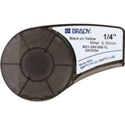 Brady 139745 Nero, Giallo Etichetta per stampante autoadesiva